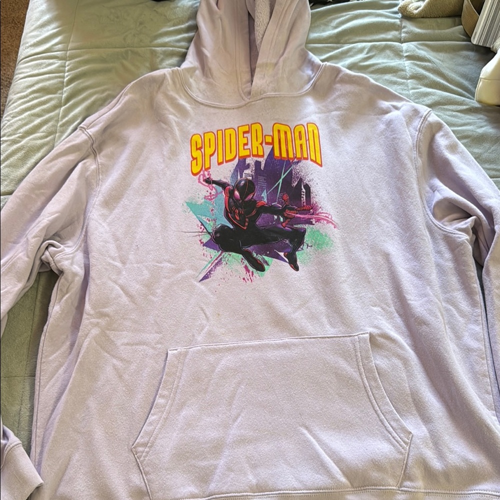 Marvel Purple Graphic Sweater